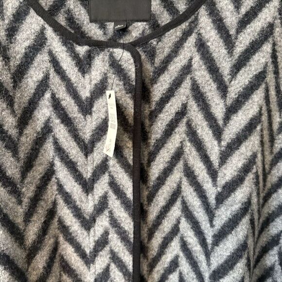 Talbots Wool Blend Womens Coat 3X Sweater Jacket Hidden Snap Buttons - Picture 7 of 9